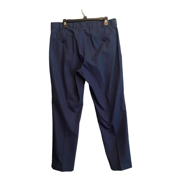 BROOKS BROTHERS Clark Stretch Plaid Flat Front Advantage Chino Pants 35 x 32 - Picture 2 of 4